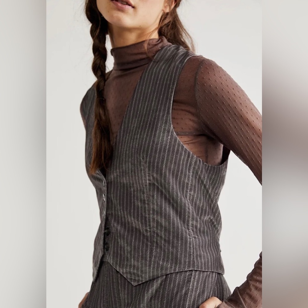 NWOT Free People One Lennox  Vest